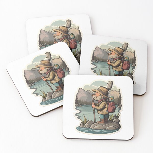 Item preview, A Moment of Serenity: An Old Man by the Riverside designed and sold by OAK231.