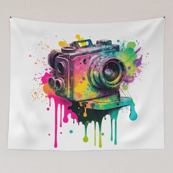 Item preview, Old Film Camera Graffiti Paint Style designed and sold by mhart64.