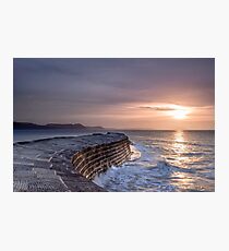 Lyme Regis The Cobb First Light Photographic Print