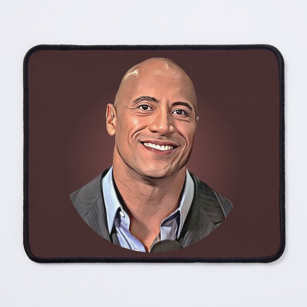 Item preview, The Rock: A Powerful Design of Dwayne Johnson designed and sold by CartoonStarsStd.