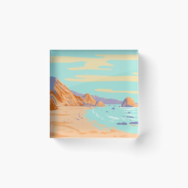 Item preview, Point Reyes National Seashore in Marin County California WPA Poster Art designed and sold by patrimonio.
