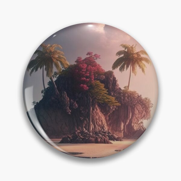 Item preview, Amazing Island in the Horizon! 3d landscape art designed and sold by artra-shop.
