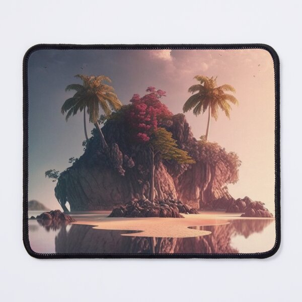 Item preview, Amazing Island in the Horizon! 3d landscape art designed and sold by artra-shop.