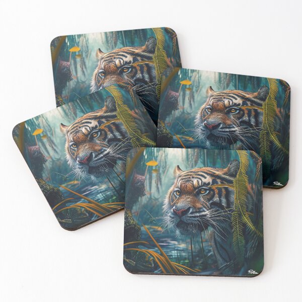 Item preview, TIGER IN THE JUNGLE designed and sold by ArtbyRolleen.