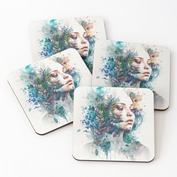 Item preview, Nature is Healing painting Girl designed and sold by simofaouzi.