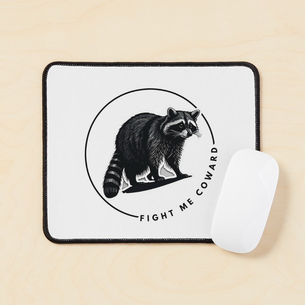 Raccoon Coffee Sticker