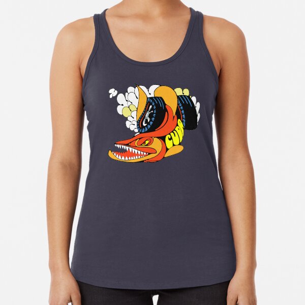 Retro Plymouth Cuda Racerback Tank Top