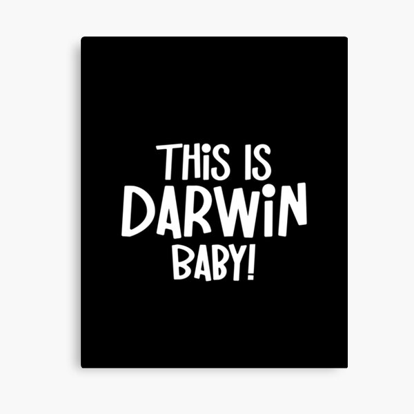 This Is Darwin Baby Northern Territory Australia Capital City Canvas Print