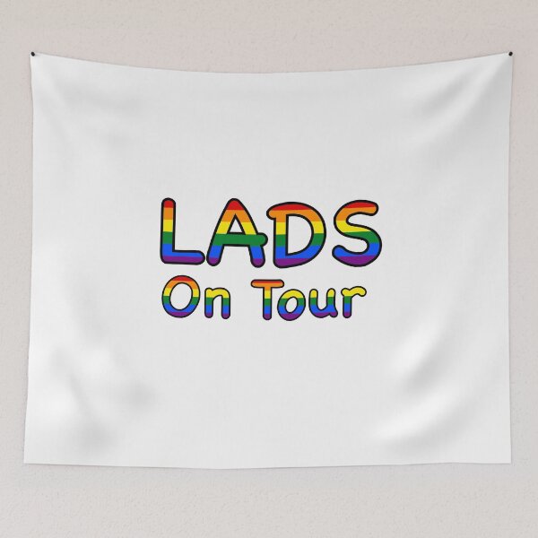 Item preview, Lads on Tour Pride Flag Design LGBT designed and sold by Mitch616Art.
