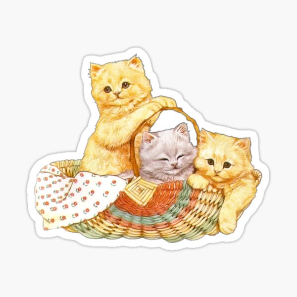 Artikel-Vorschau von Kokette Vintage Katze, designt und verkauft von Pixiedrop.