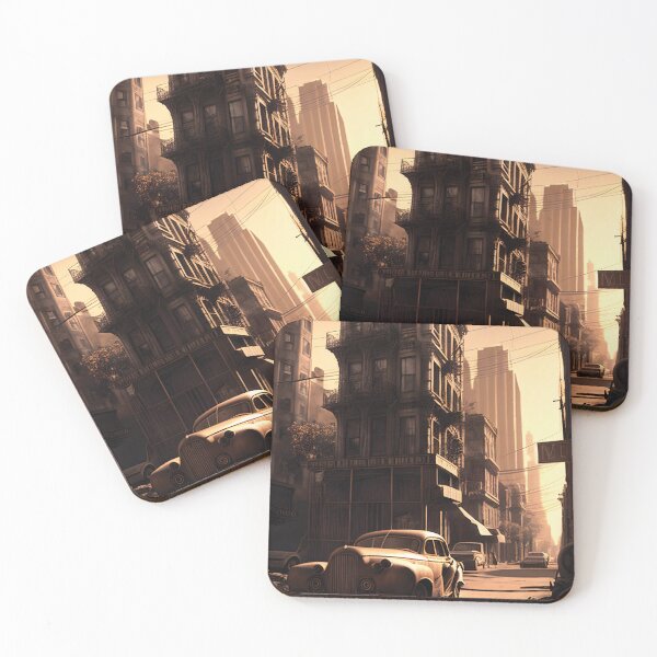 Item preview, Ghetto - 1930's Fantasy New York  designed and sold by ShadowAndSlate.