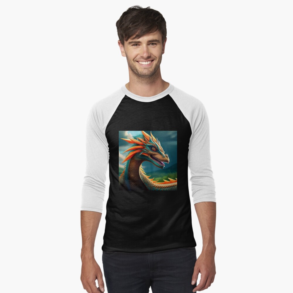 Item preview, Baseball ¾ Sleeve T-Shirt designed and sold by dragynrain.