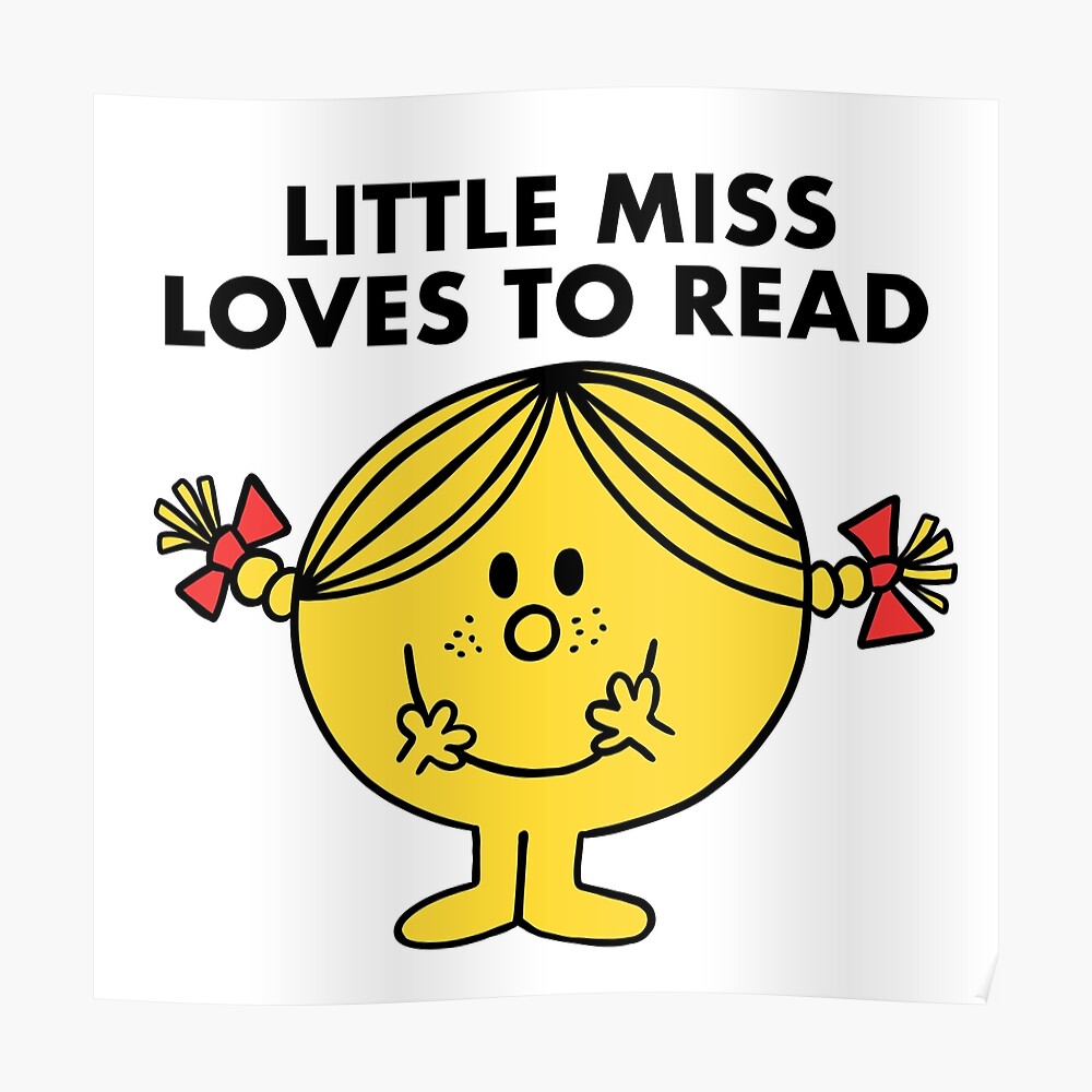 little miss loves to read