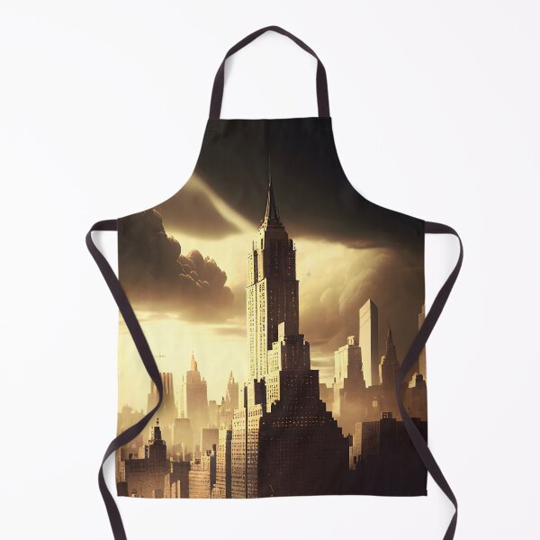 Item preview, Skyline: Nueva York de fantasía de los años 30 designed and sold by ShadowAndSlate.