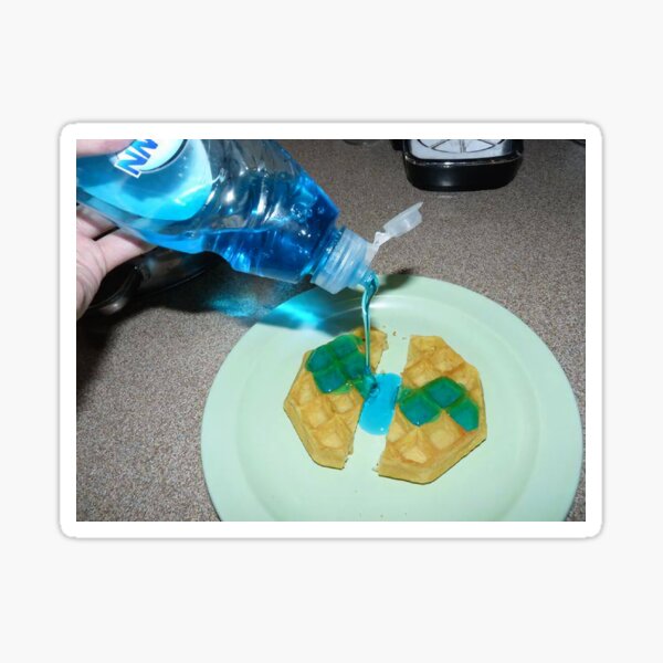 Item preview, Detergent on Waffle designed and sold by Cursed-Images.