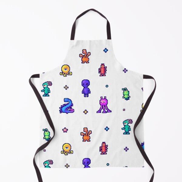 Item preview, Set of aliens in pixel art. Pixilated cartoon monsters designed and sold by Anna Chernova.