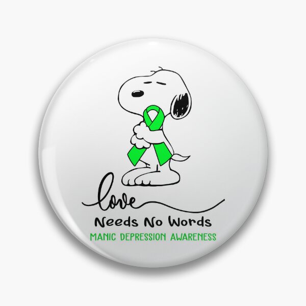 Item preview, Manic Depression Awareness - LOVE NEEDS NO WORDS designed and sold by Elise-Chapman.