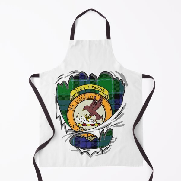 Artikelvorschau, Graham Clan Familienname Crest und Tartan entworfen und verkauft von BagTown Clans.