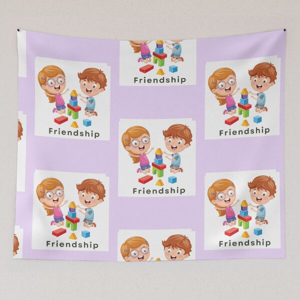 Item preview, Friendship - Kids - Lilac (Light Purple) designed and sold by 743Designs.