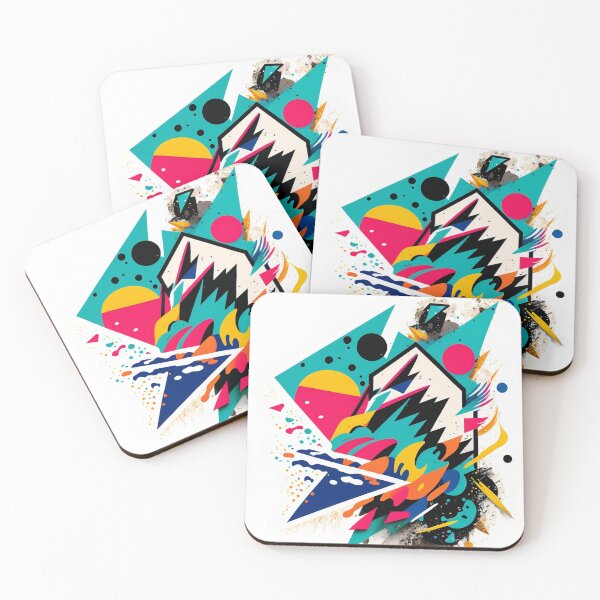 Item preview, 80s abstract colour pop! designed and sold by mukraker.