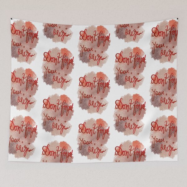 Item preview, Do not forget your origin boho red designed and sold by chuckletuckle.