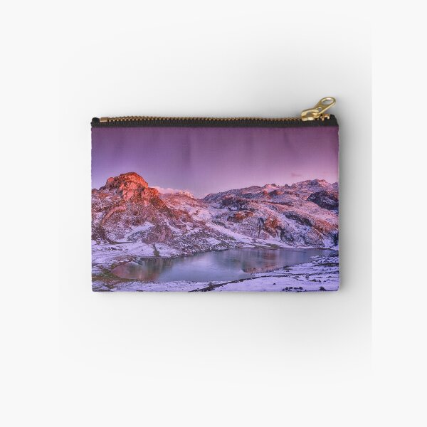 Item preview, Panoramic view of Lake Ercina with snow in Asturias, Spain. designed and sold by DesignAstur.