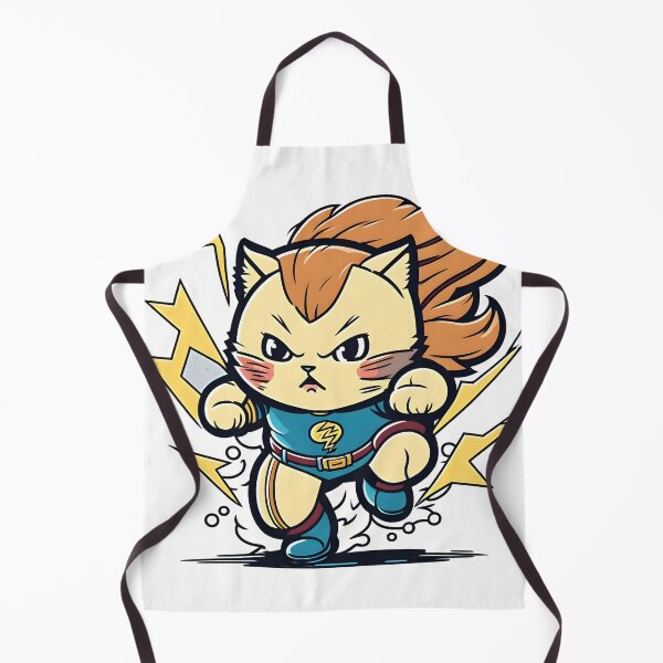 Item preview, The Thundering Claw: Lightning Super Hero Cat designed and sold by asurathunder.