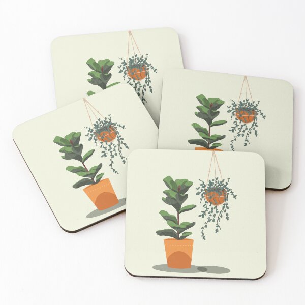 Item preview, Fiddle Leaf Fig and Pothos Print designed and sold by Its-me-blue.
