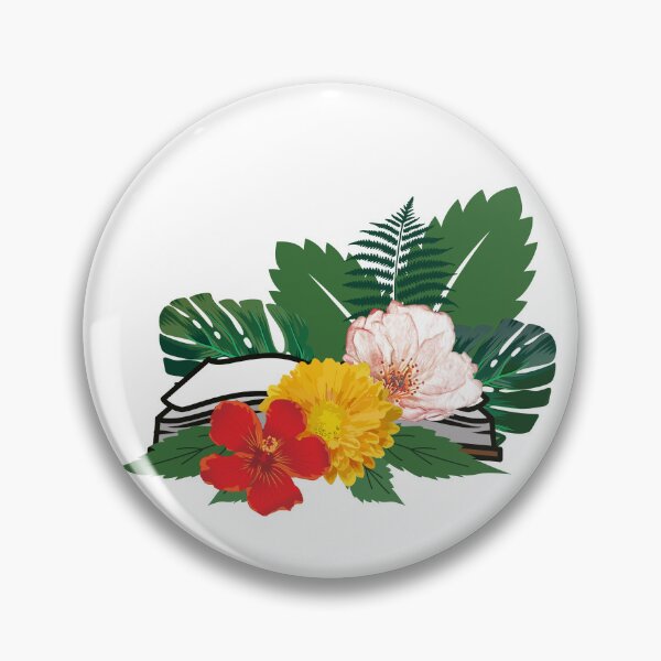 Item preview, Open Book with Florals and Leaves designed and sold by Shahd  Design.