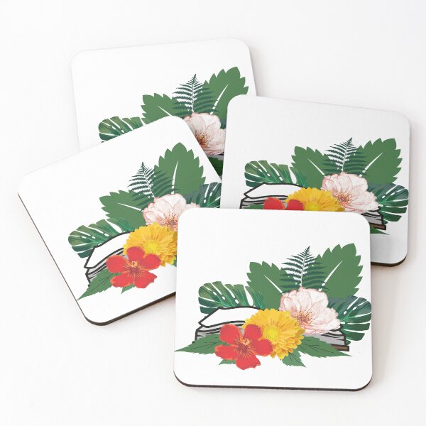 Item preview, Open Book with Florals and Leaves designed and sold by Shahd  Design.