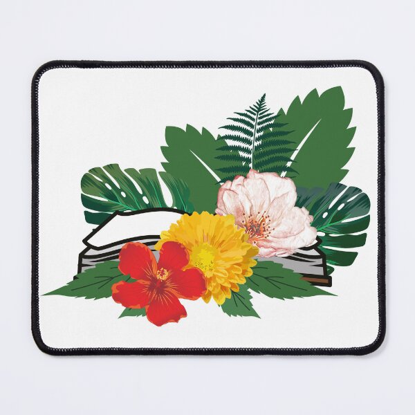Item preview, Open Book with Florals and Leaves designed and sold by Shahd Design.