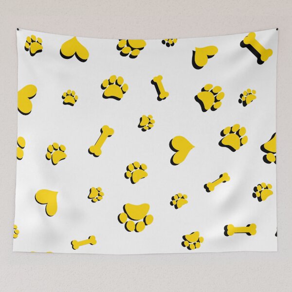 Item preview, Dog Puppy Paws & Bones - Dog Lovers Pattern designed and sold by Special-Effect.