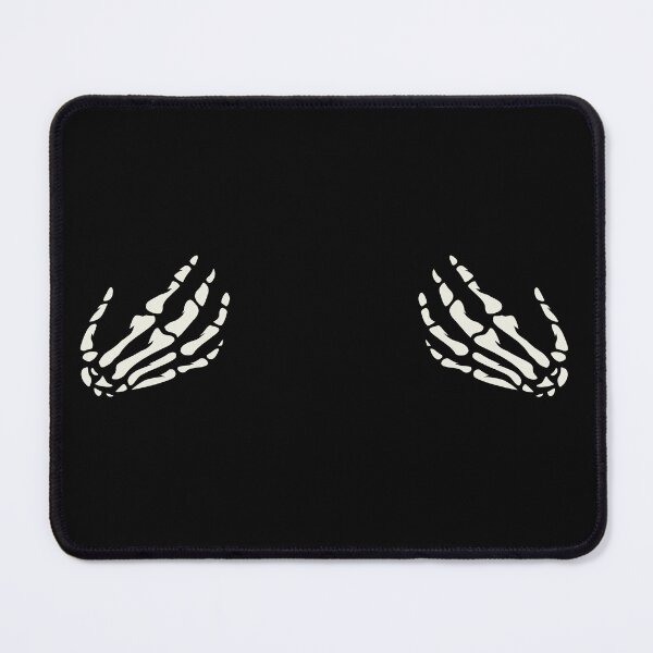 Item preview, Skelton Hand Boobies designed and sold by AllPunAndGames.