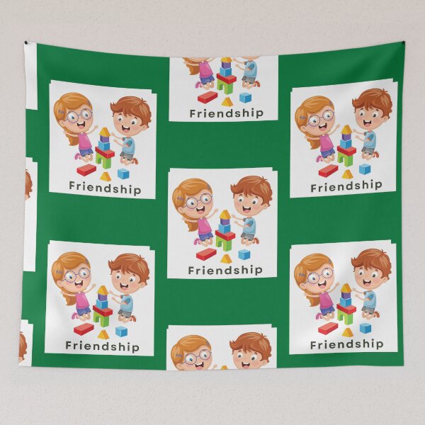 Item preview, Friendship - Kids - Green designed and sold by 743Designs.