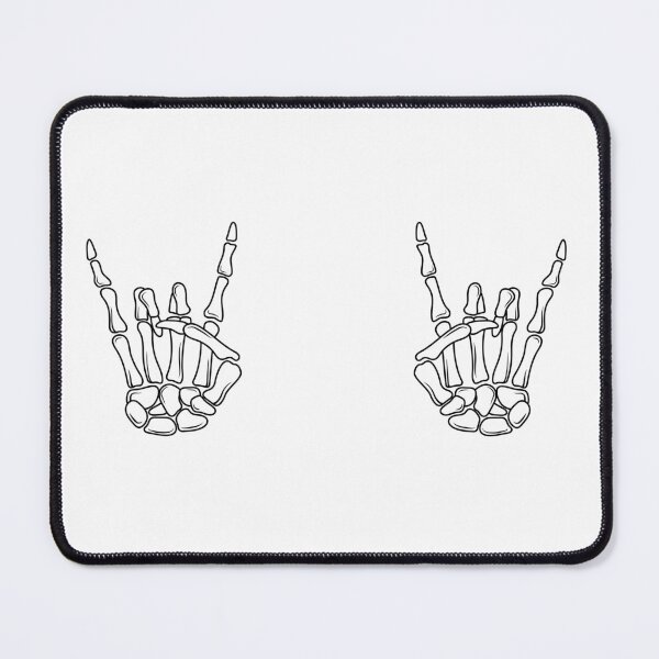 Item preview, Skelton Rock Hand Boobies | Rock N Roll | Music designed and sold by AllPunAndGames.