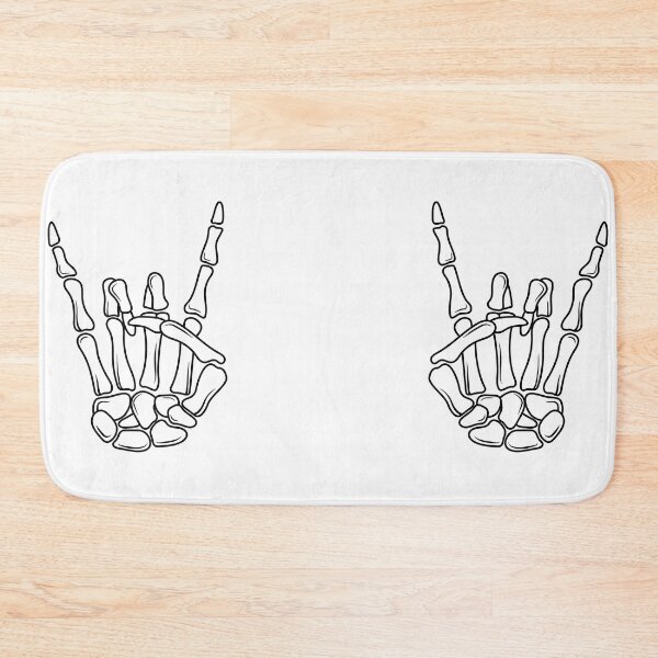 Item preview, Skelton Rock Hand Boobies | Rock N Roll | Music designed and sold by AllPunAndGames.