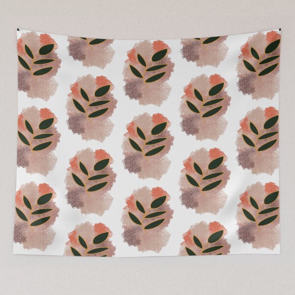 Item preview,  Boho botanical leaves chic rustic designed and sold by chuckletuckle.