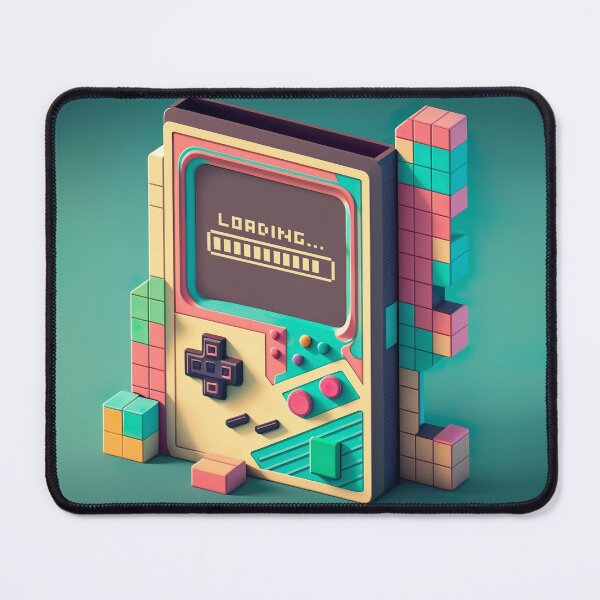 Item preview, Loading - Retro Handheld Video Game Console Voxel Art designed and sold by mhart64.