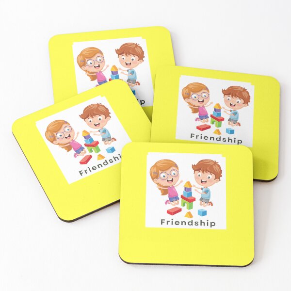 Item preview, Friendship - Kids - Bright Yellow  designed and sold by 743Designs.