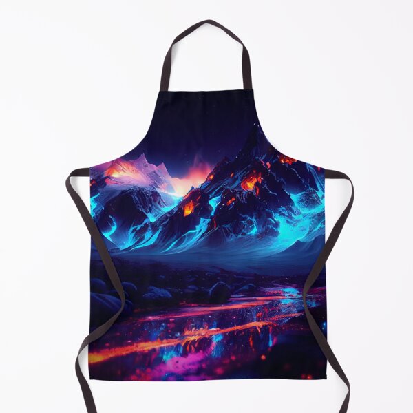 Item preview, Fantasy Landscape Art, Glowing Mountains designed and sold by Fantasy Masterpiece.