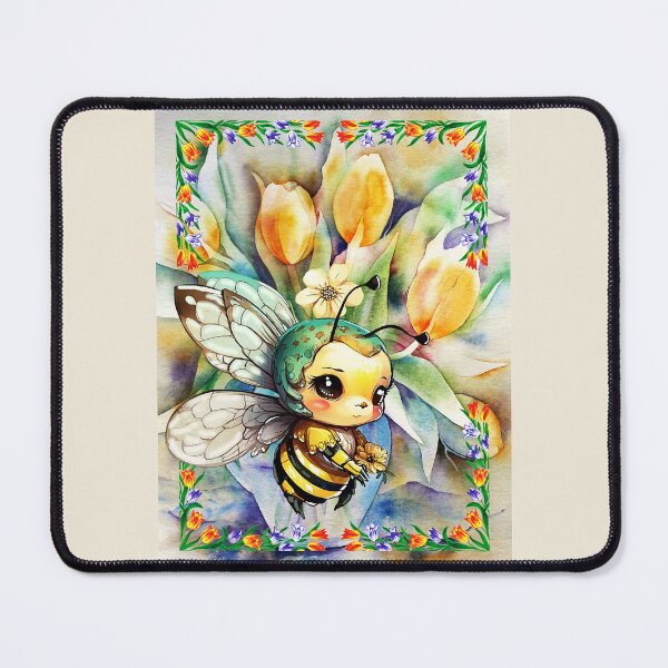 Item preview, WORKER BEE LOVES FLOWERS designed and sold by Tammera.