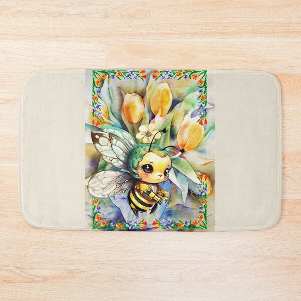 Item preview, WORKER BEE LOVES FLOWERS designed and sold by Tammera.