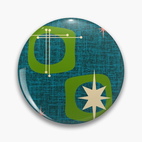 Item preview, Abstract Atomic in Blue designed and sold by StarLiteRetro.