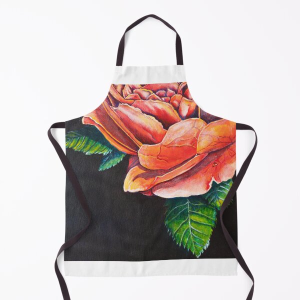 Item preview, Orange Rose Flower Painting designed and sold by Sarah Lara.