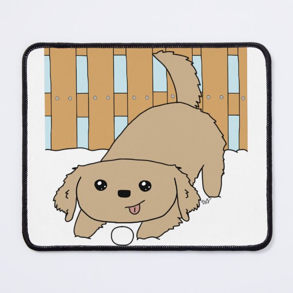 Item preview, Tan Golden Playing in the Snow designed and sold by itsjustmebre.