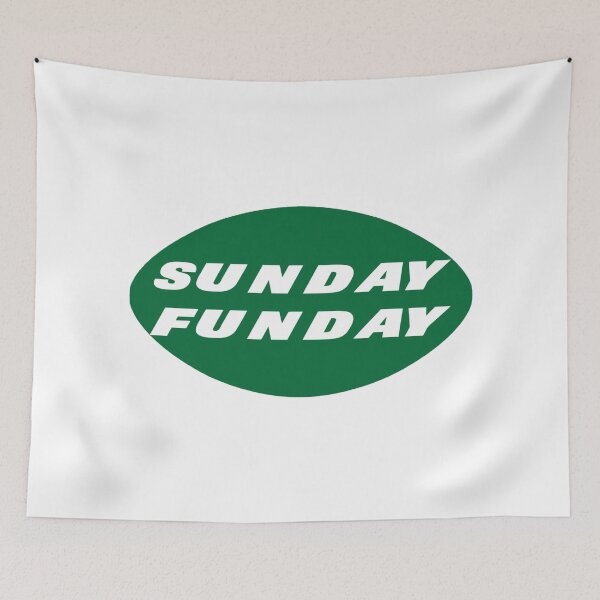 Item preview, Jets Sunday Funday Logo designed and sold by Gang Green Gear.