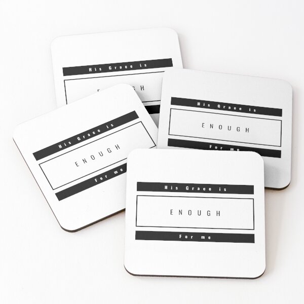 Item preview, His Grace is Enough for Me V14 designed and sold by Family Journey with God.