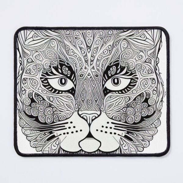 Item preview, mystery cat mandala harmonia designed and sold by SarezArtdesing.
