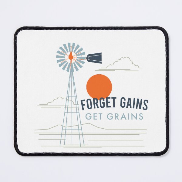 Item preview, Farming Forget Gains Get Grains designed and sold by whyitsme.