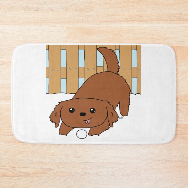 Item preview, Red Golden Playing in the Snow designed and sold by itsjustmebre.